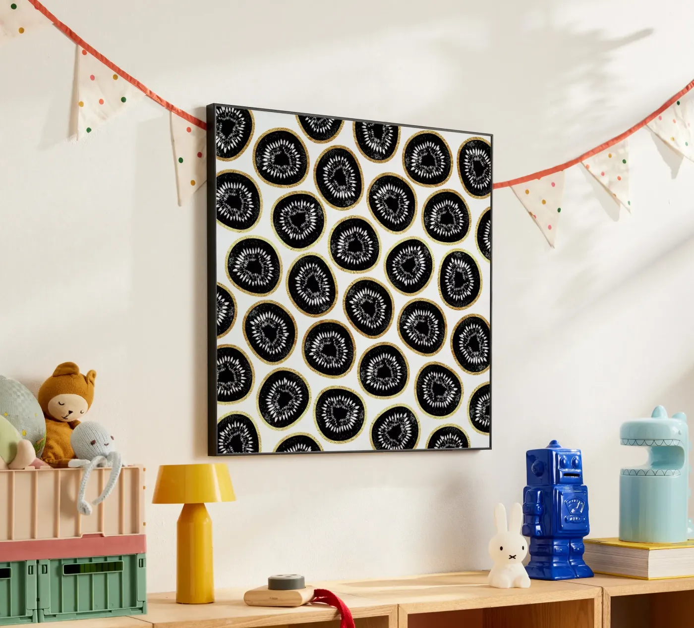 Kiwi Pattern forex-plaat van Elisabeth Fredriksson