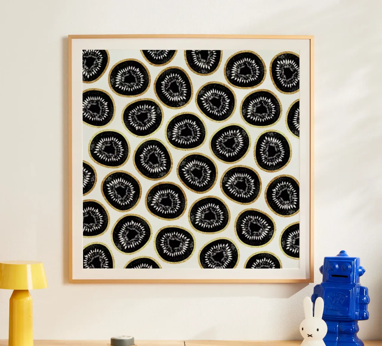 Kiwi Pattern carta hahnemühle da Elisabeth Fredriksson