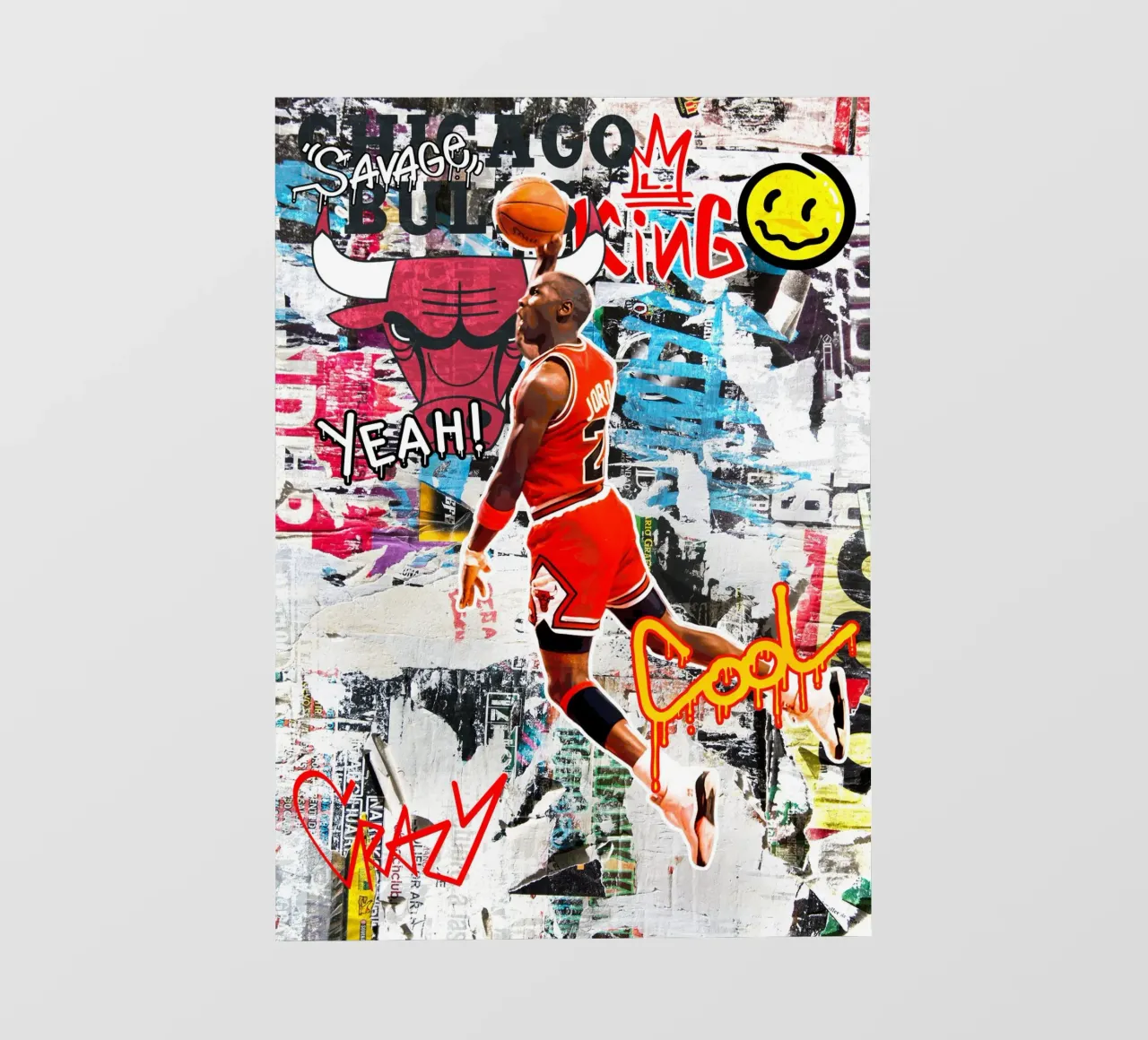 Michael Jordan Chicago Bulls pellicola backlit da tenten