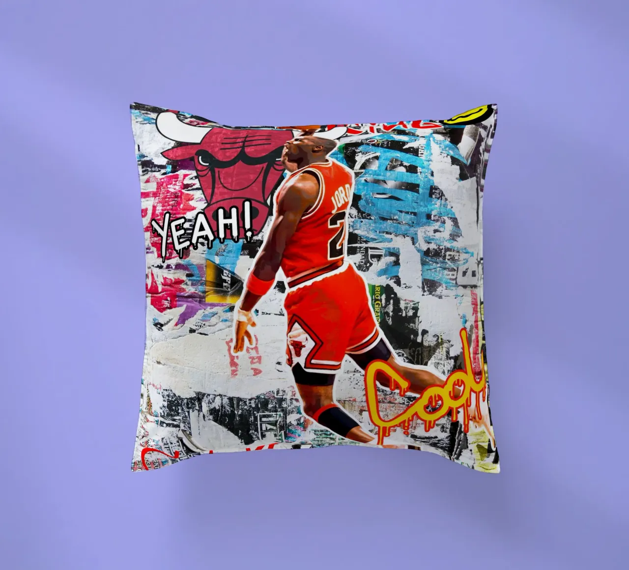 Michael Jordan Chicago Bulls cuscino da tenten