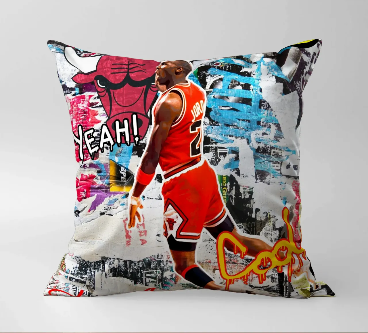 Michael Jordan Chicago Bulls cuscino da tenten