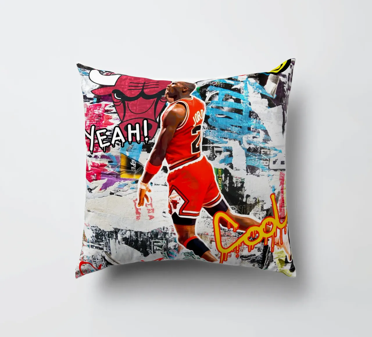 Michael Jordan Chicago Bulls cuscino da tenten