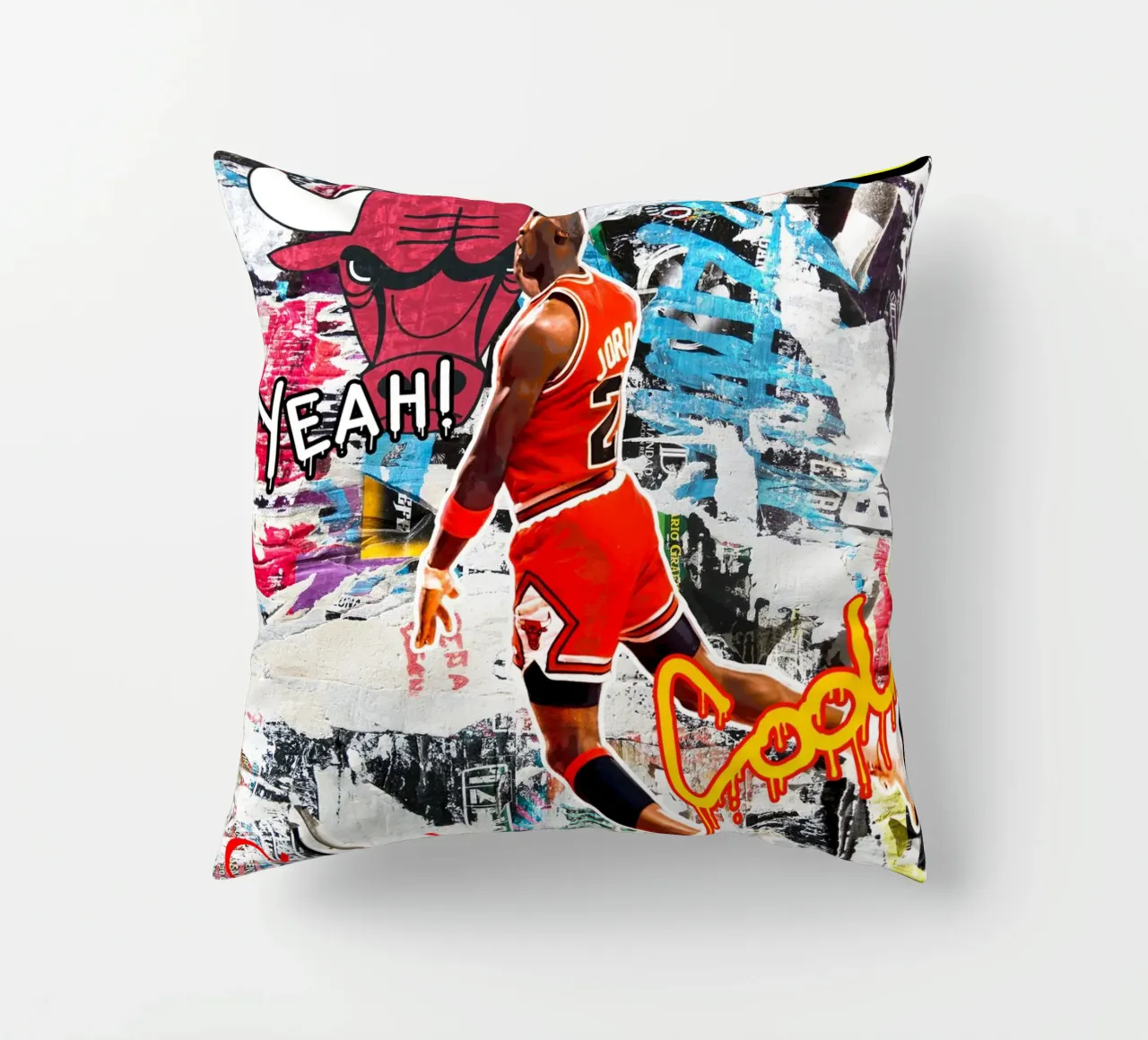 Michael Jordan Chicago Bulls cuscino da tenten