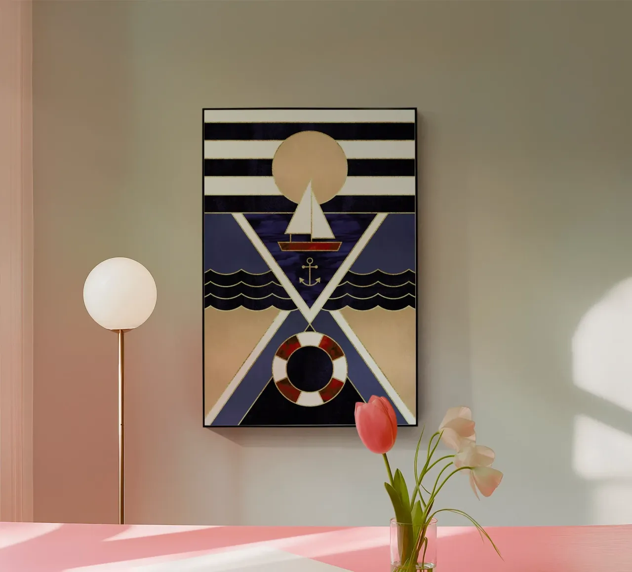 Sailboat plexiglass da Elisabeth Fredriksson