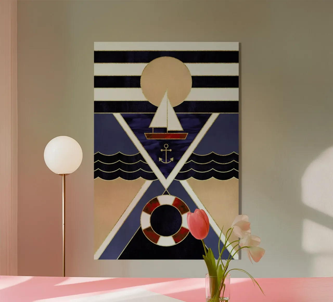 Sailboat plexiglass da Elisabeth Fredriksson