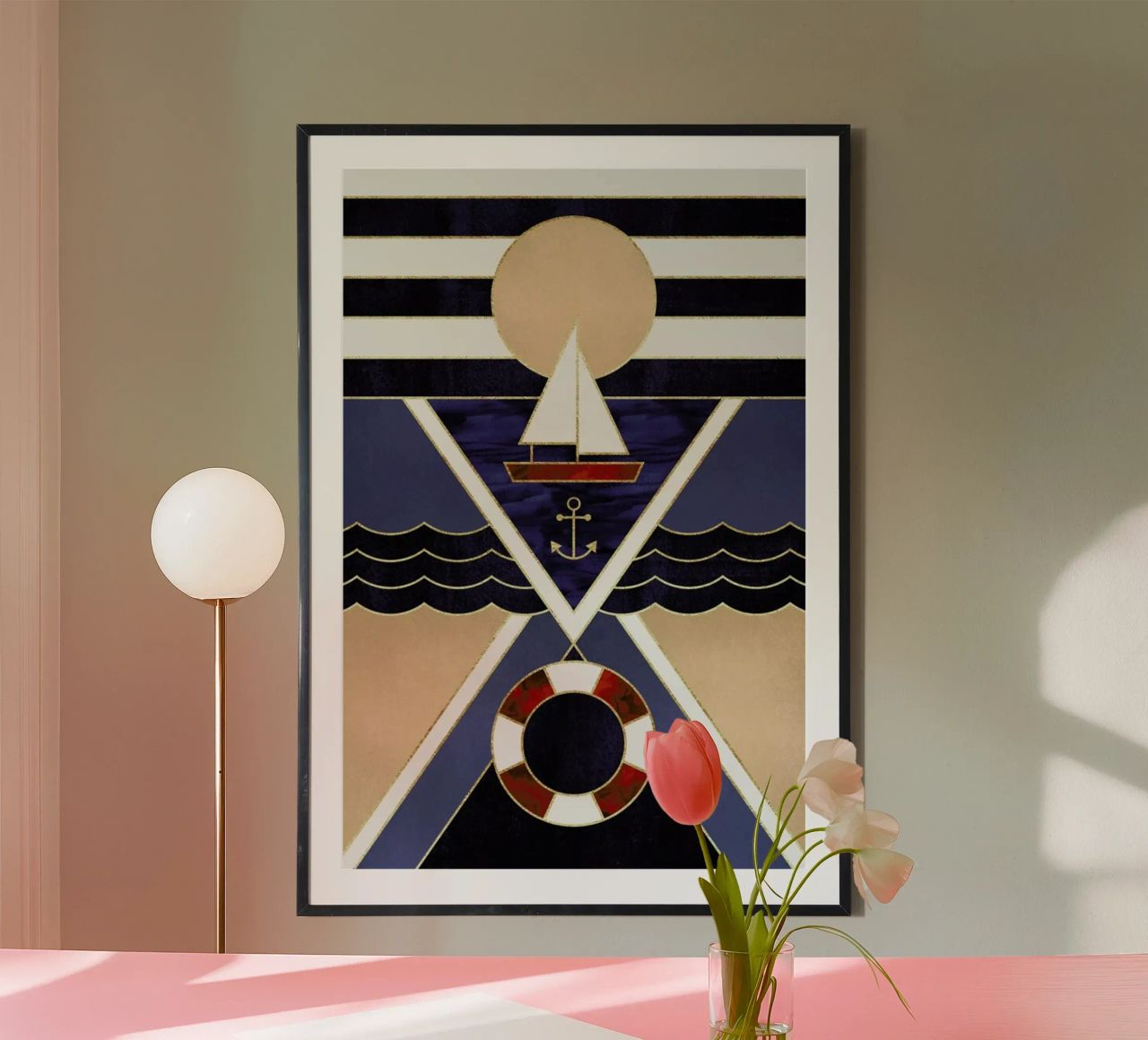 Sailboat poster by Elisabeth Fredriksson