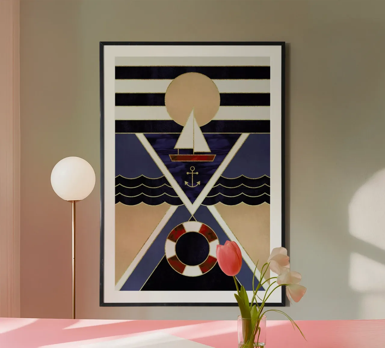 Sailboat poster da Elisabeth Fredriksson