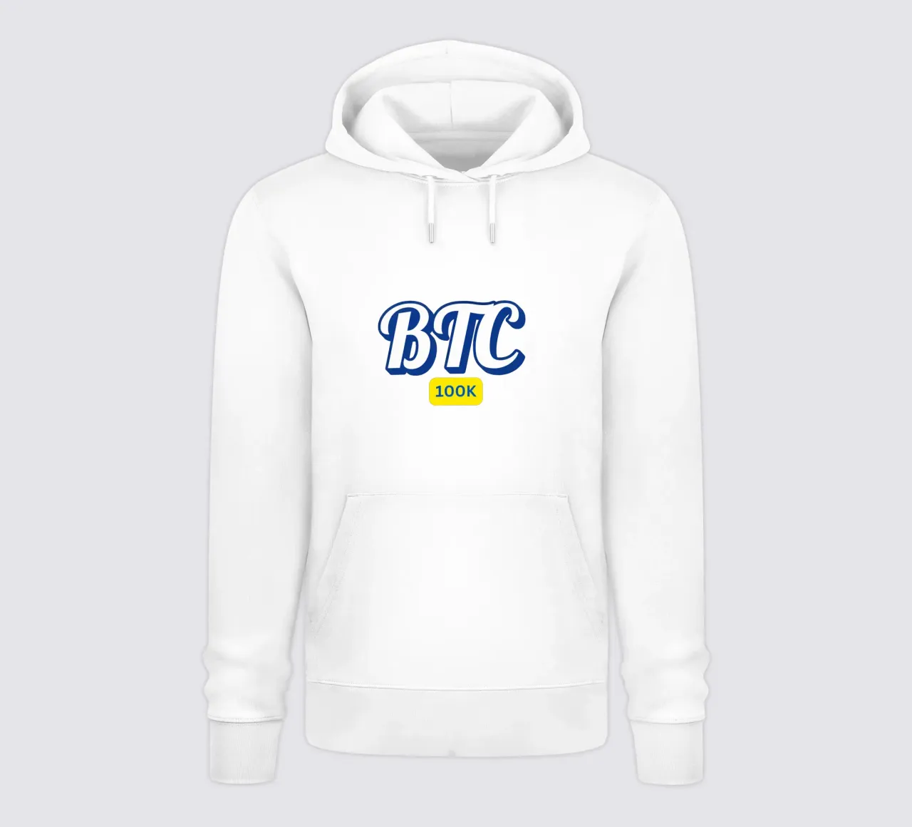 Just BTC...at 100K felpa con cappuccio da Crypto_Jungle