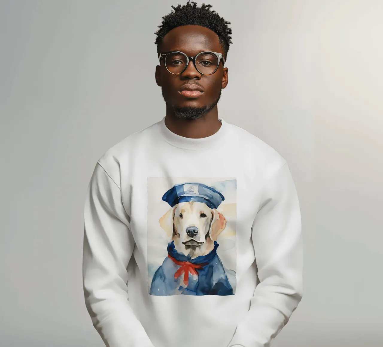 Zeilen in stijl sweatshirt van DaarbyN