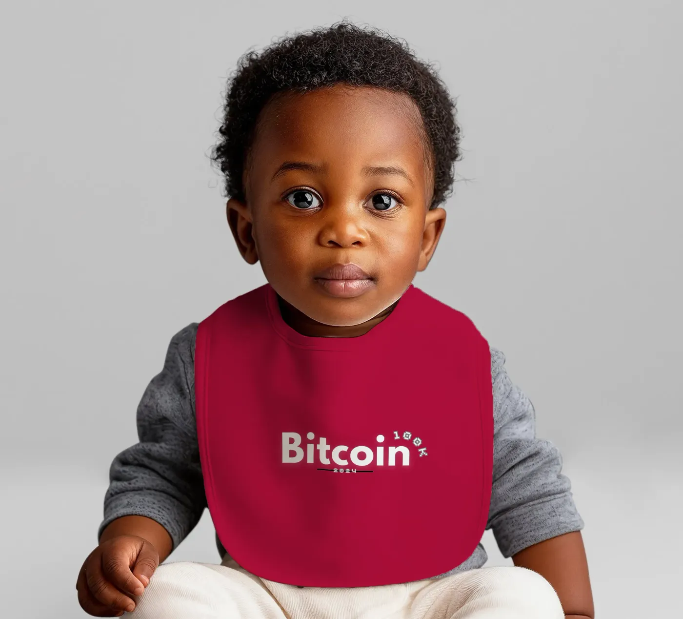 BTC_Redstart Babylätzchen von Crypto_Jungle