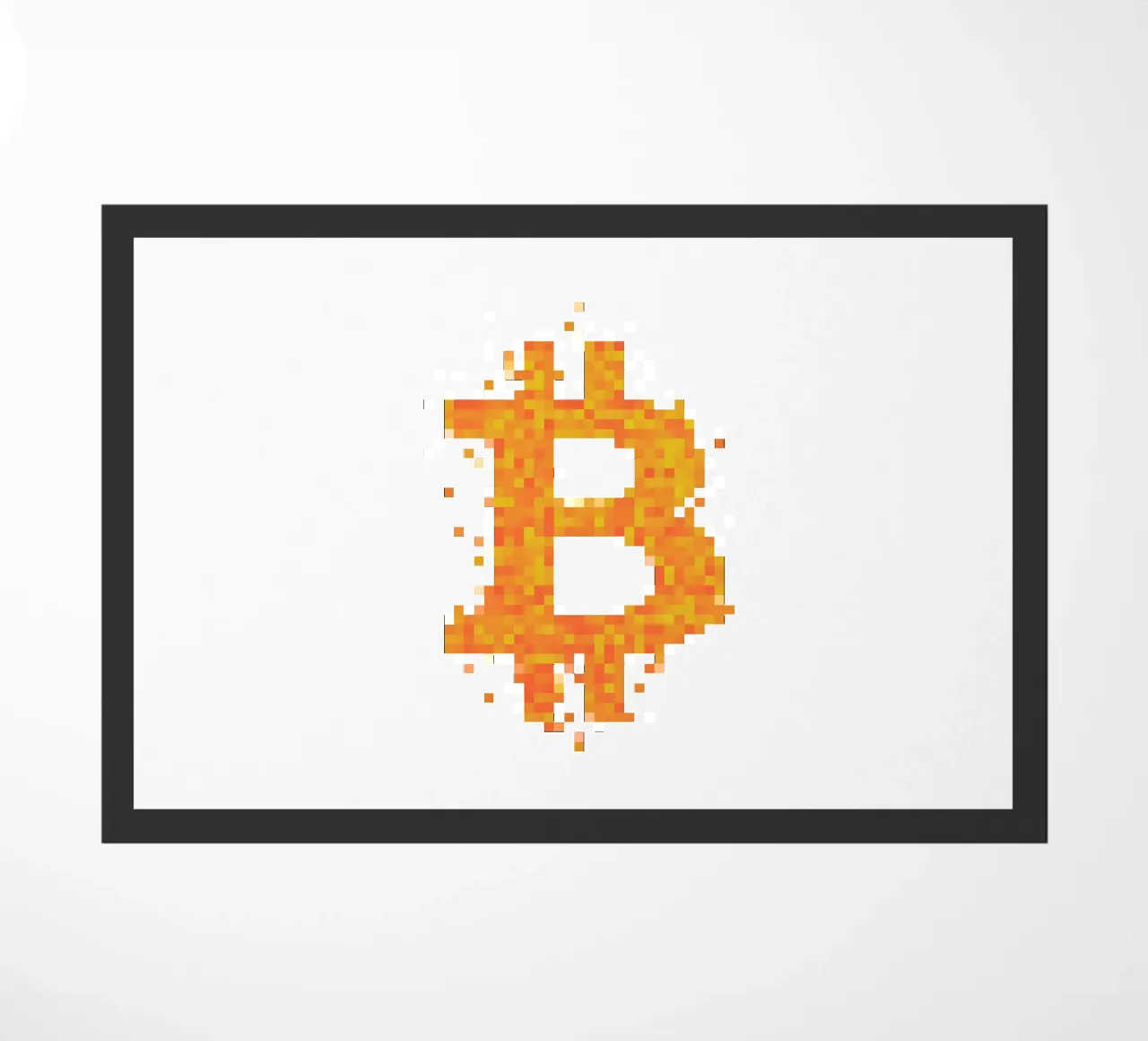 BTC_Pixel_Dark Orange zerbino da Crypto_Jungle