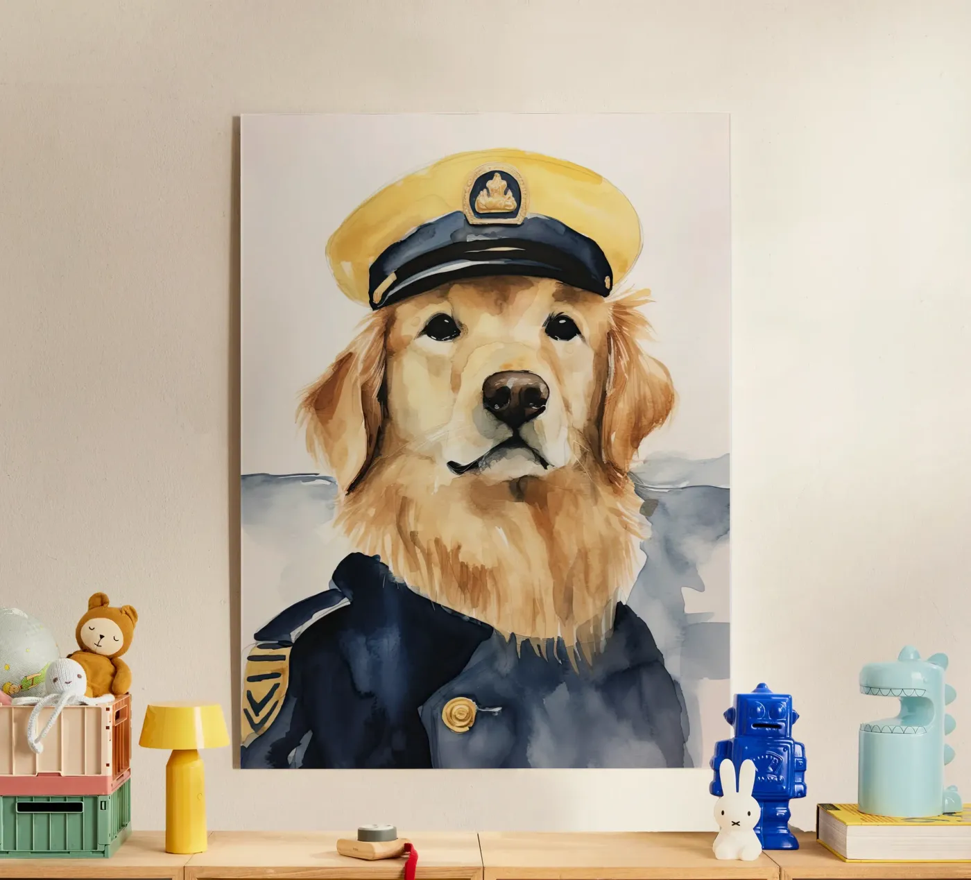 Golden Captain Acryl-Glas von DaarbyN