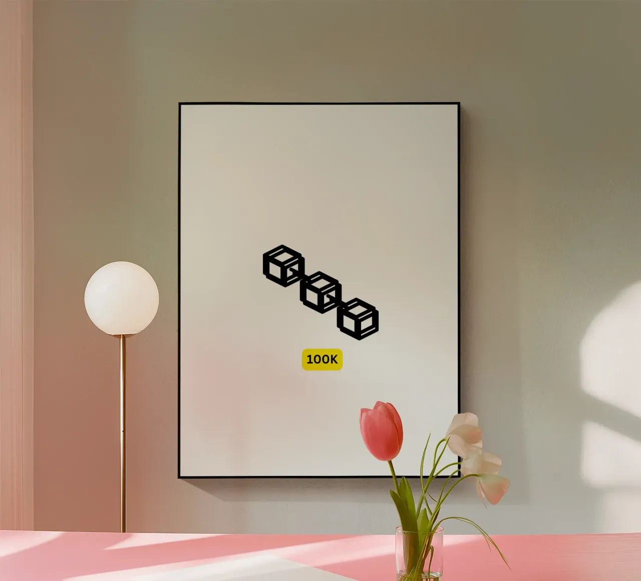 Blocks_BTC 100K plexiglass da Crypto_Jungle