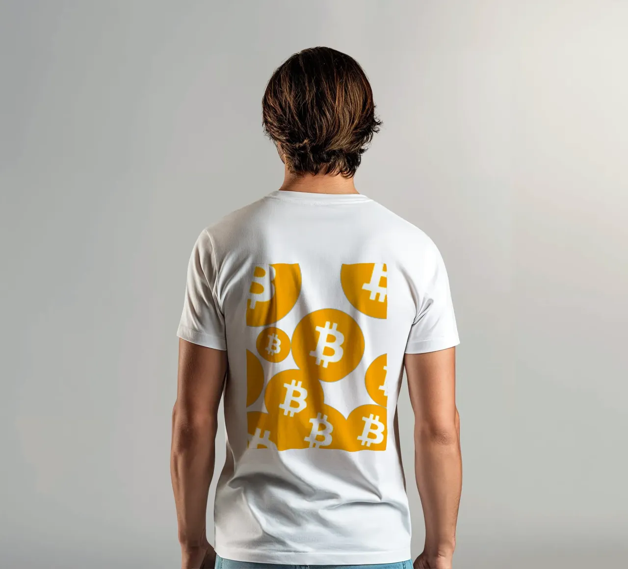 Bitcoin Rain_I t-shirt da Crypto_Jungle