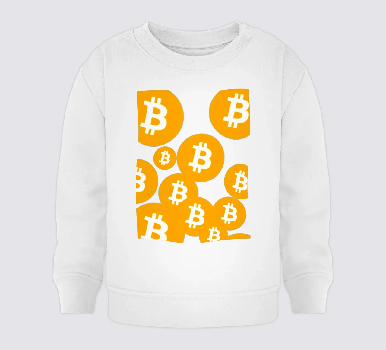 Bitcoin Rain_I felpa neonato da Crypto_Jungle