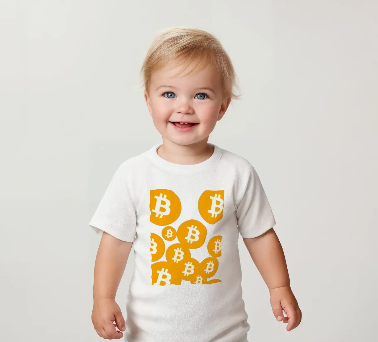 Bitcoin Rain_I maglietta neonato da Crypto_Jungle