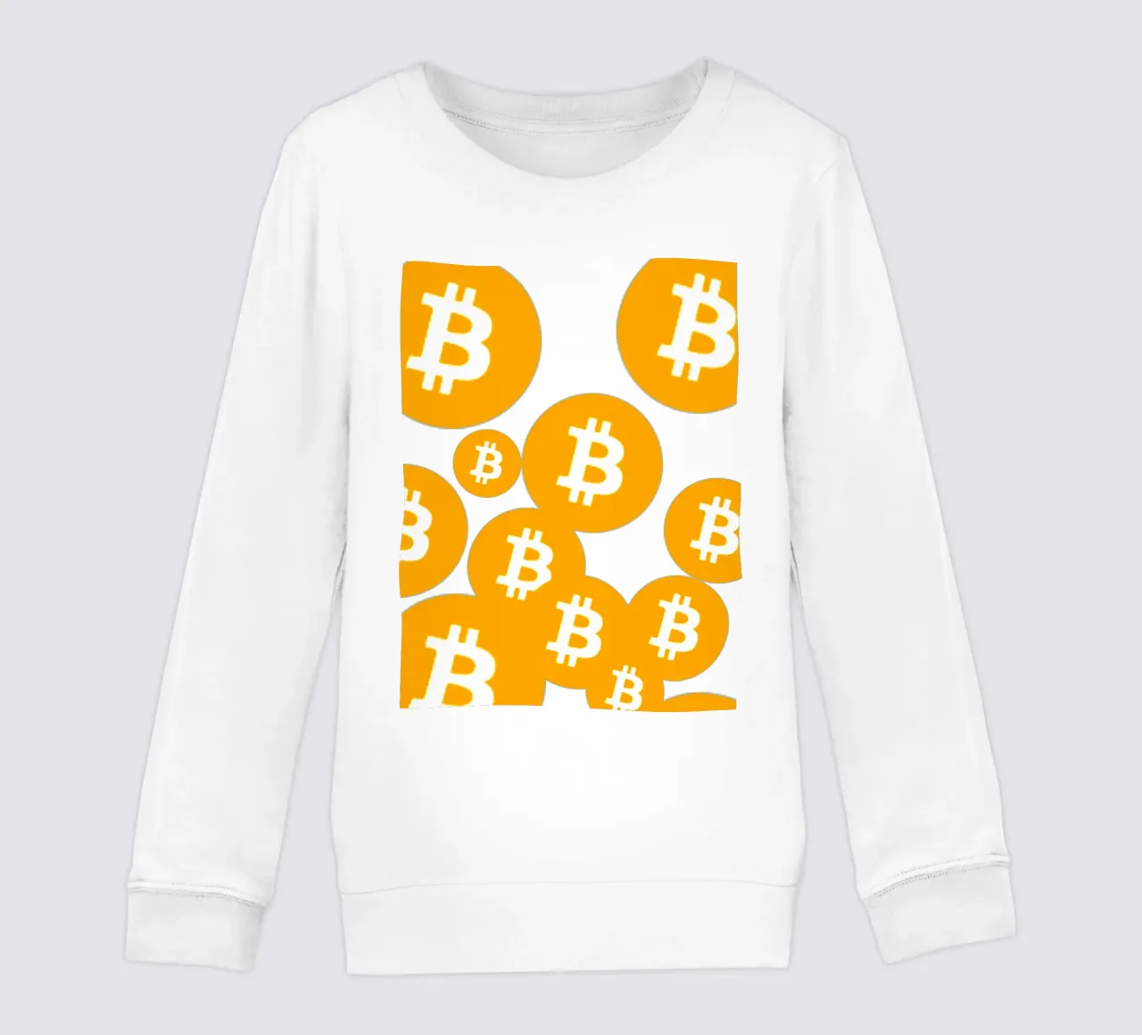 Bitcoin Rain_I felpa bambino da Crypto_Jungle