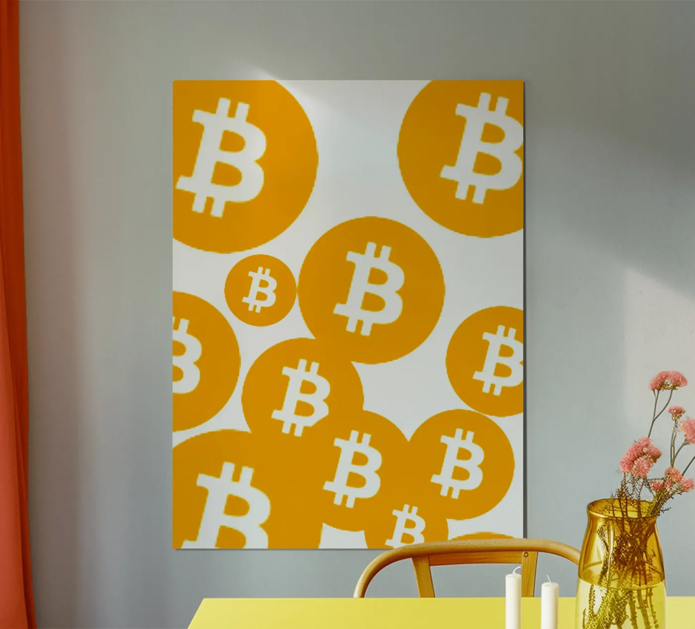 Bitcoin Rain_I poster da Crypto_Jungle