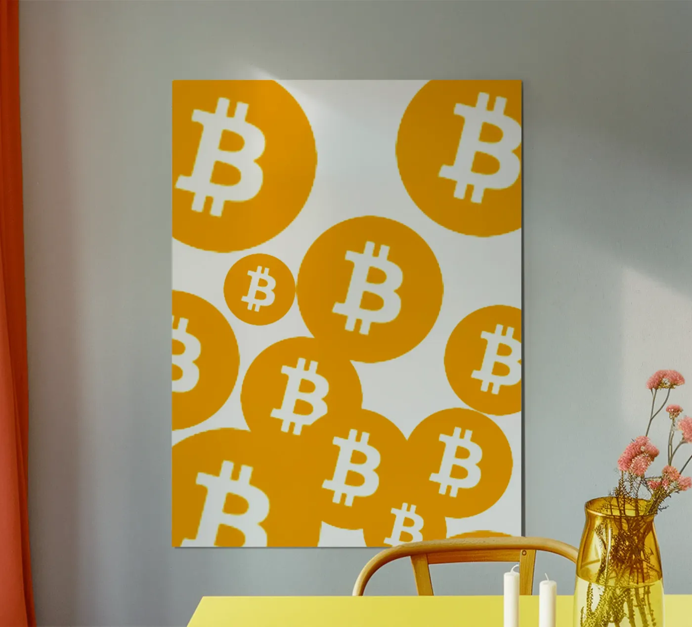 Bitcoin Rain_I poster da Crypto_Jungle