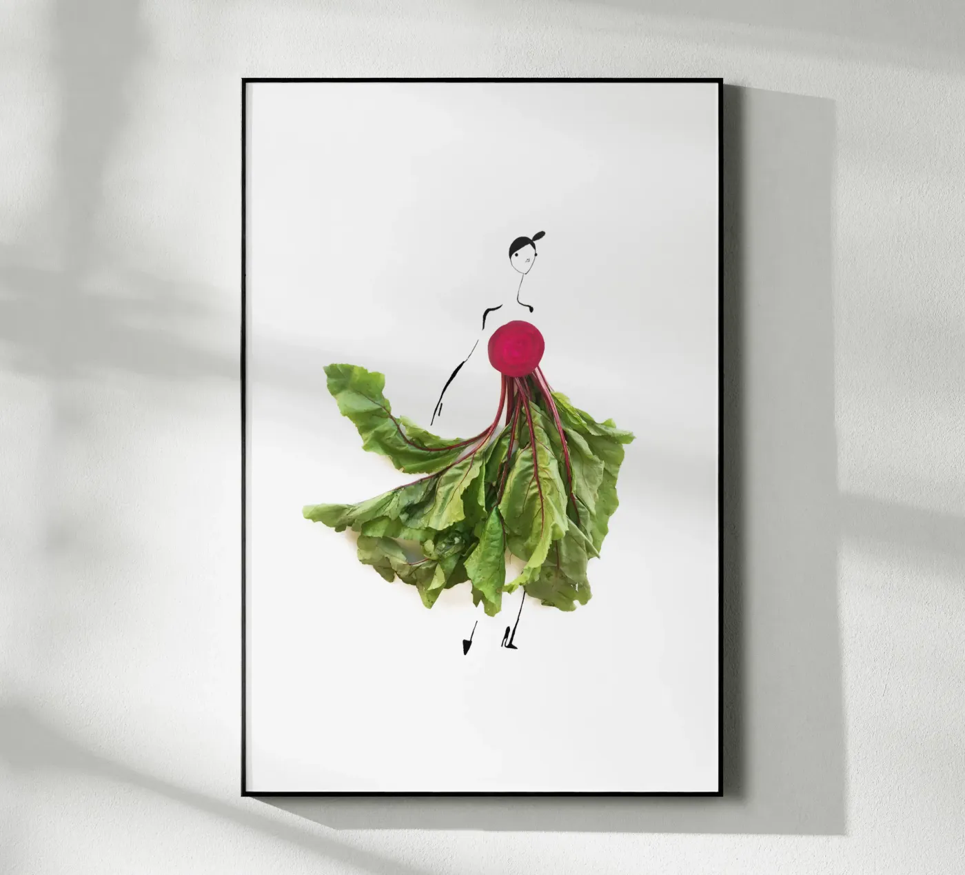 Beet Greens plexiglass da Gretchen Roehrs