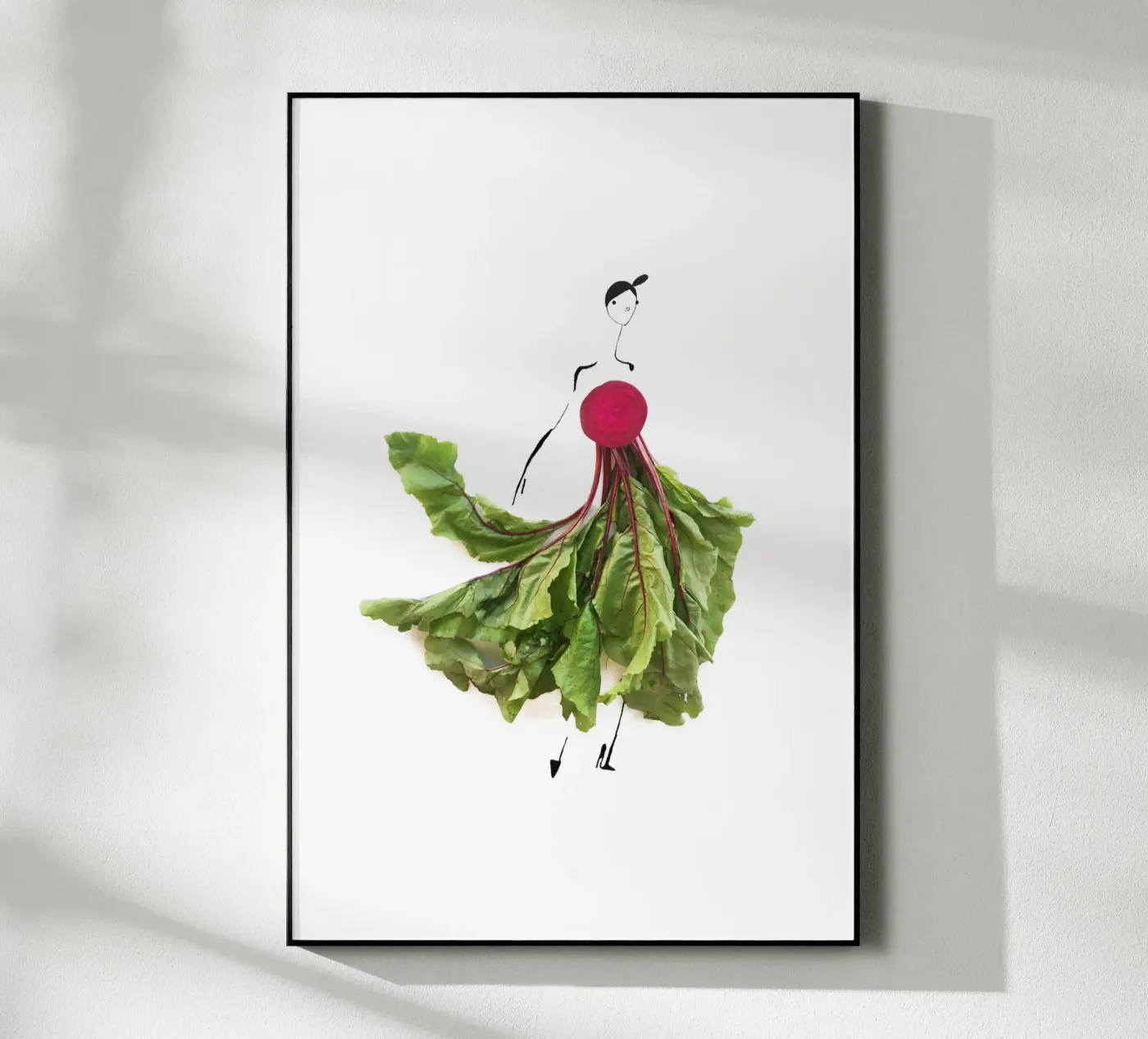 Beet Greens plexiglass da Gretchen Roehrs