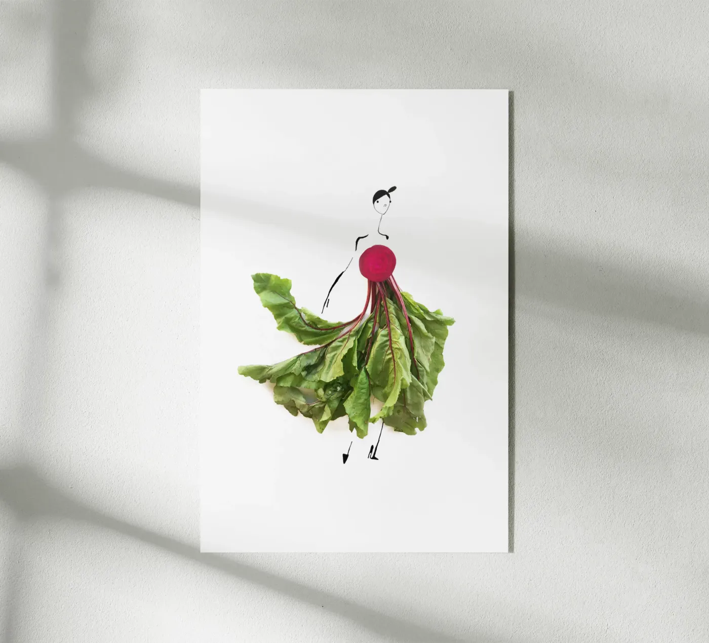 Beet Greens plexiglass da Gretchen Roehrs