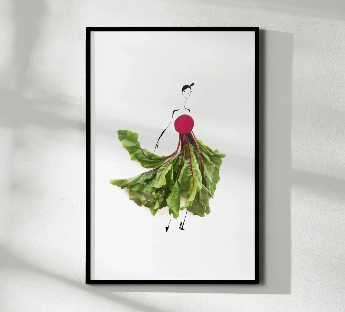 Beet Greens poster by Gretchen Roehrs