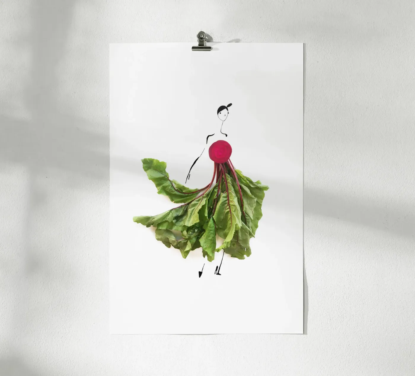 Beet Greens poster by Gretchen Roehrs