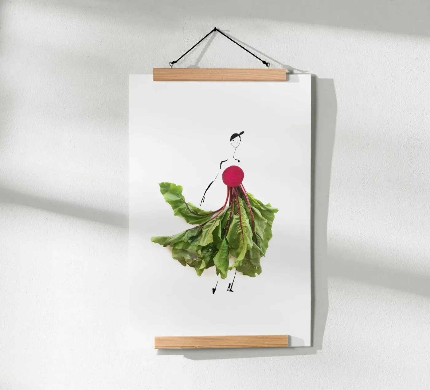 Beet Greens poster by Gretchen Roehrs