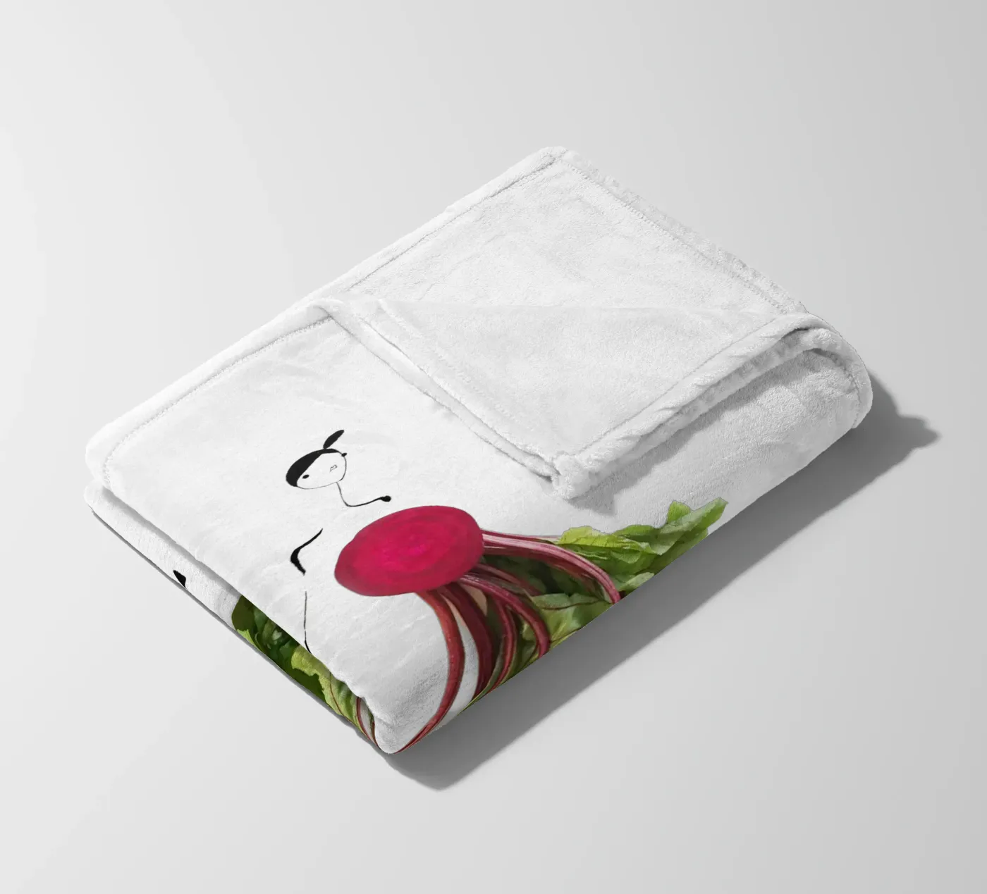 Beet Greens fleecedeken van Gretchen Roehrs