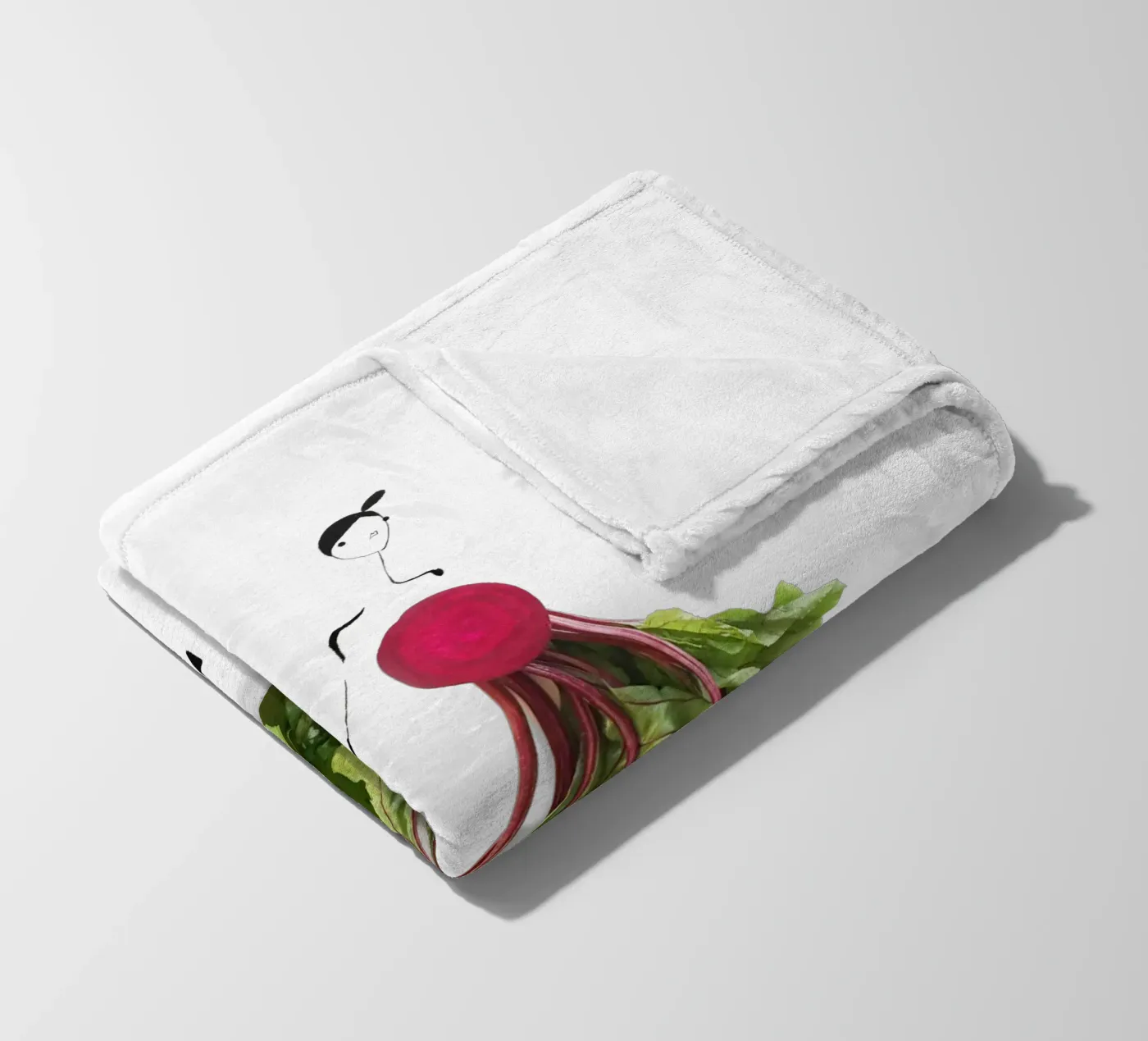 Beet Greens fleecedeken van Gretchen Roehrs