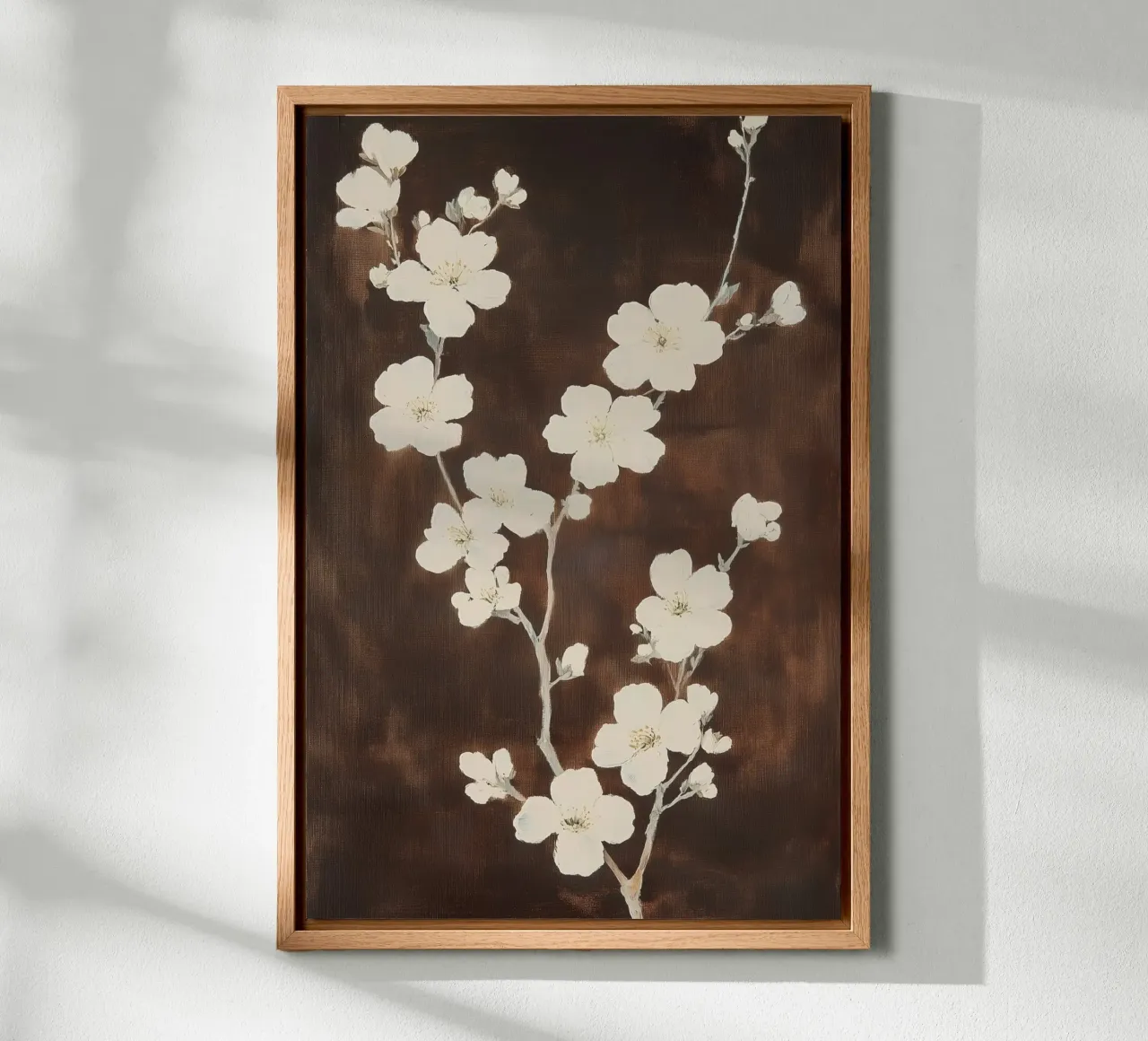 Cherry Blossom Silhouette forex plate by Melloi Art Print