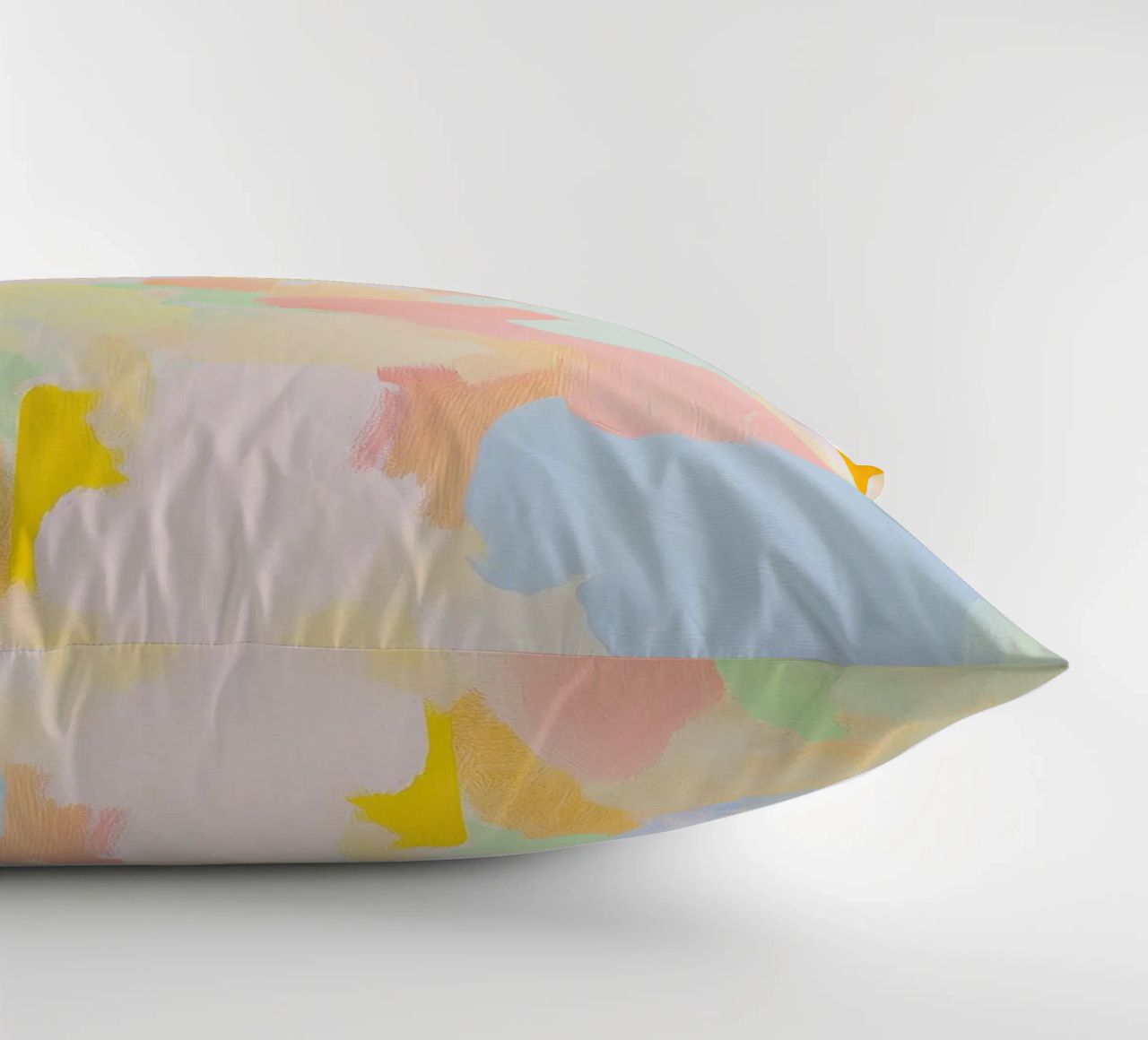 Abstrakt Rosa Licht Frühling Pastell Kissen von Euphoria Theresa