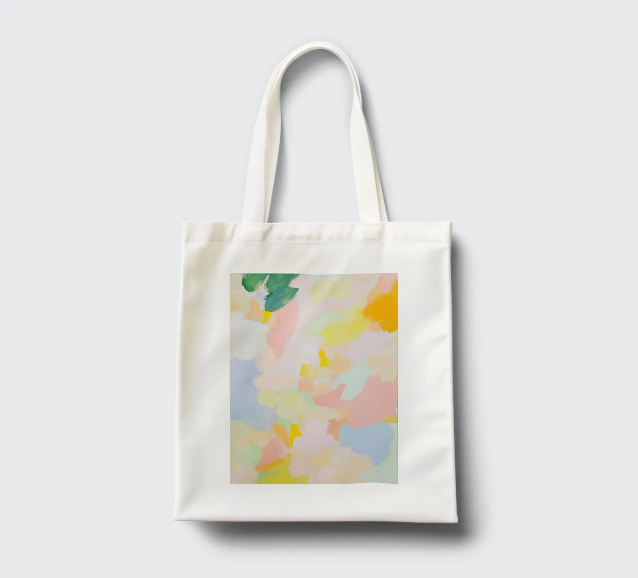 Abstrakt Rosa Licht Frühling Pastell Jutebeutel von Euphoria Theresa