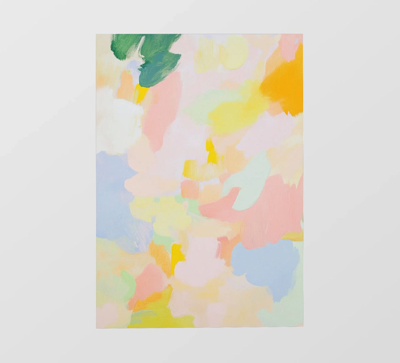 Abstrakt Rosa Licht Frühling Pastell PVC Plane von Euphoria Theresa