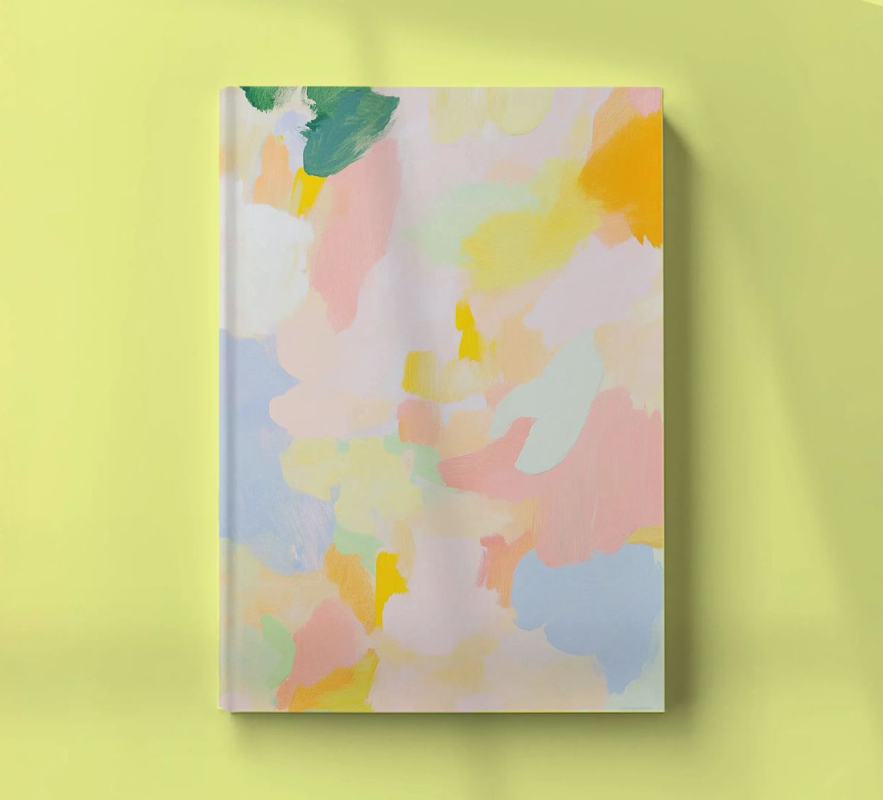 Abstrakt Rosa Licht Frühling Pastell Notizbuch von Euphoria Theresa