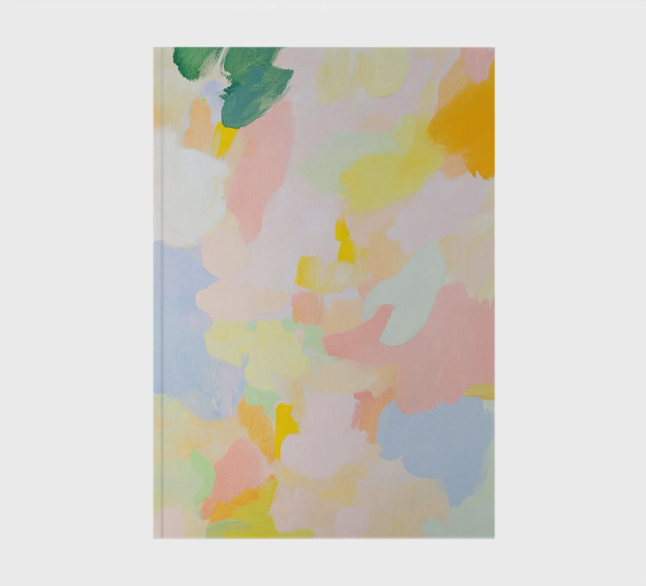 Abstrakt Rosa Licht Frühling Pastell Notizbuch von Euphoria Theresa