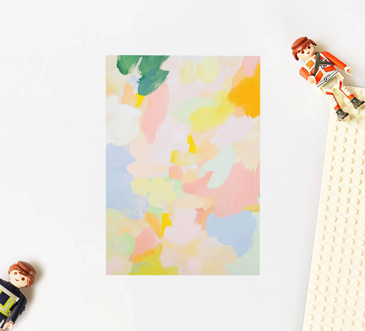 Abstrakt Rosa Licht Frühling Pastell Sticker von Euphoria Theresa