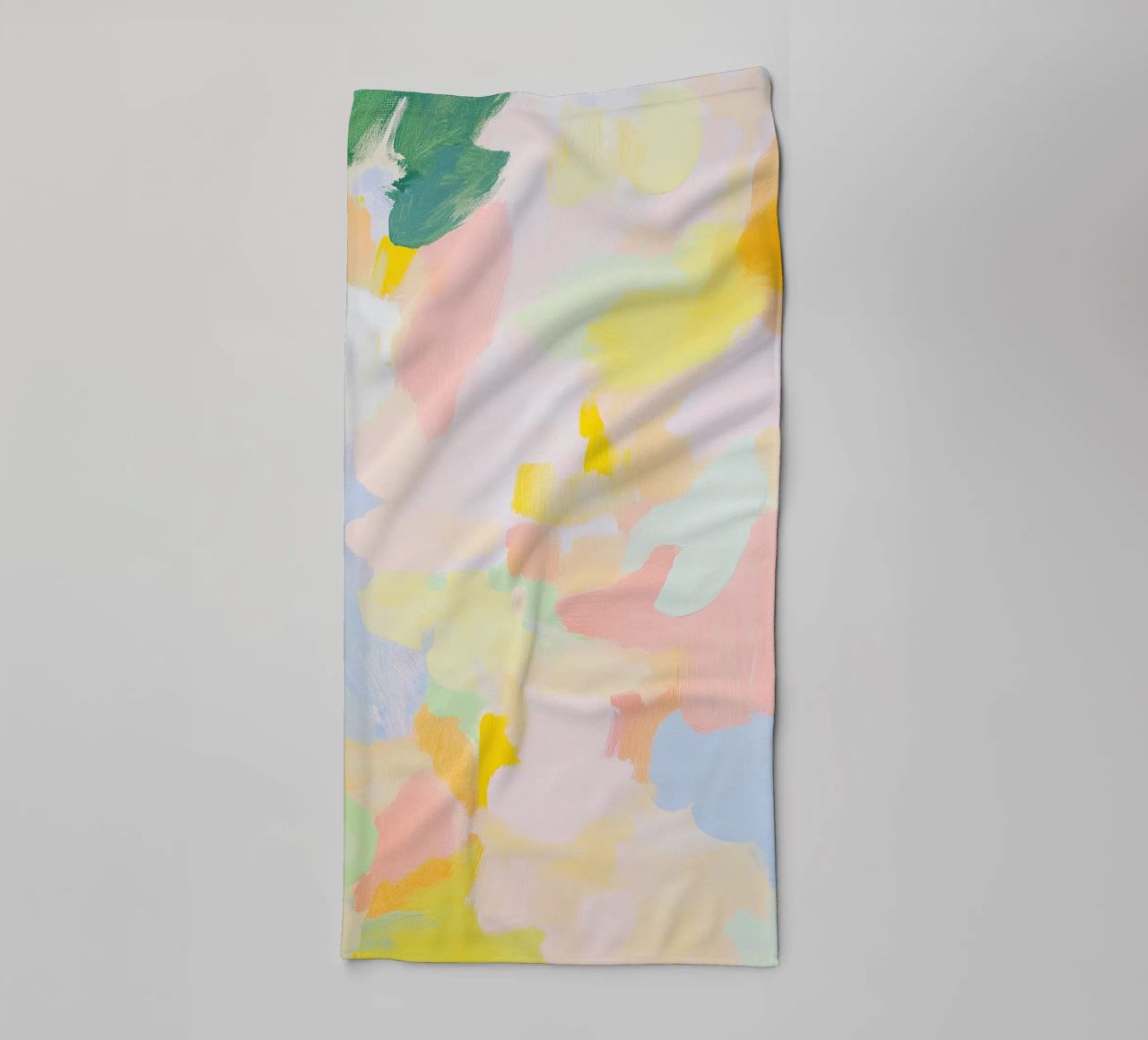 Abstrakt Rosa Licht Frühling Pastell Handtuch von Euphoria Theresa