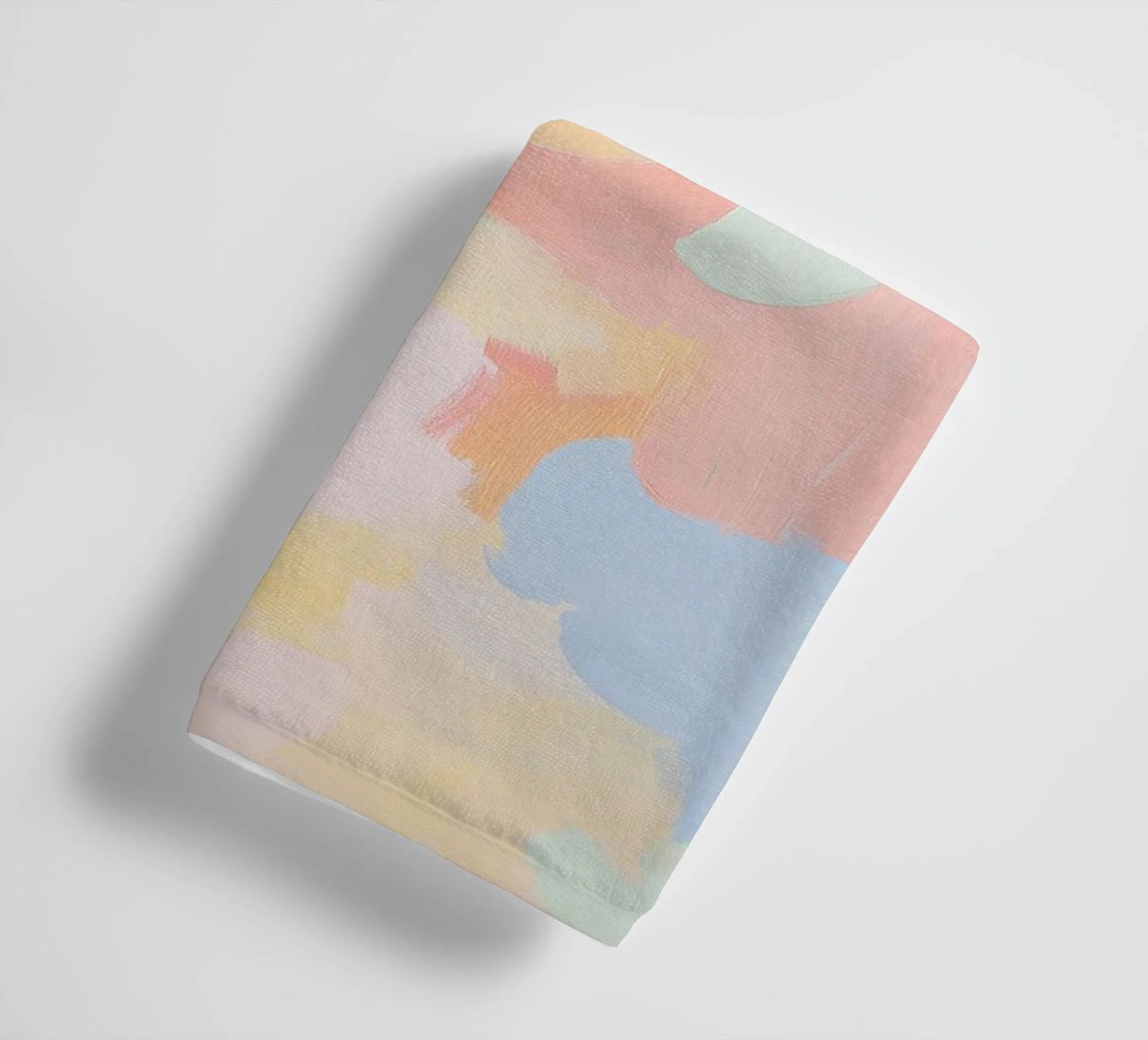 Abstrakt Rosa Licht Frühling Pastell Handtuch von Euphoria Theresa