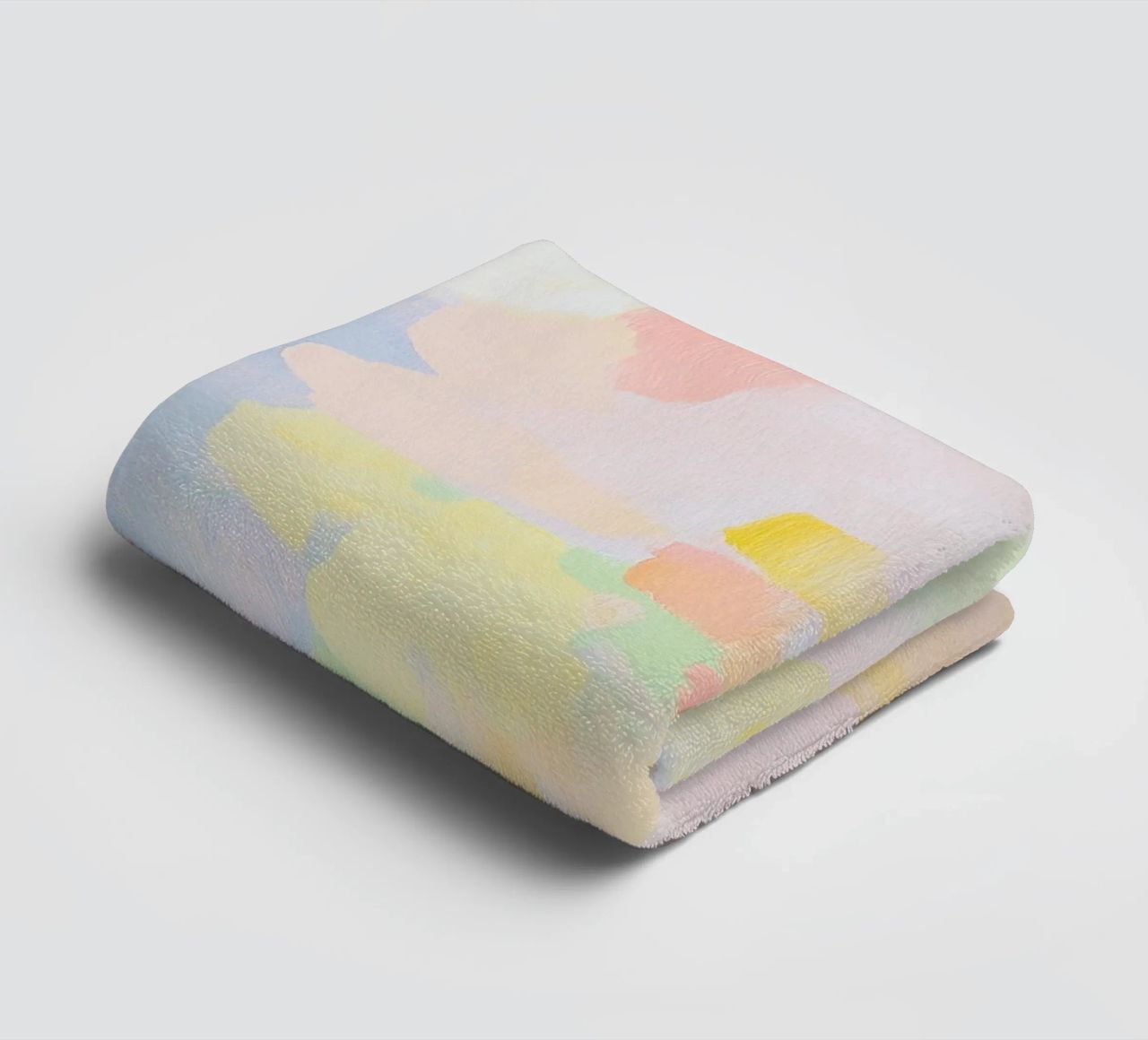Abstrakt Rosa Licht Frühling Pastell Handtuch von Euphoria Theresa