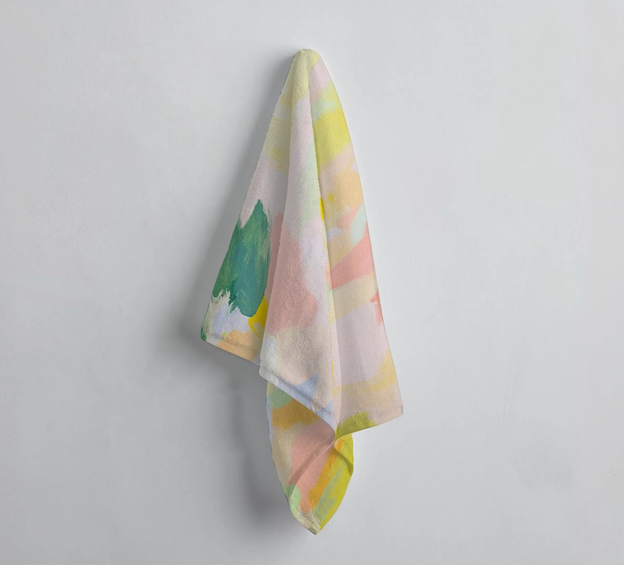 Abstrakt Rosa Licht Frühling Pastell Handtuch von Euphoria Theresa