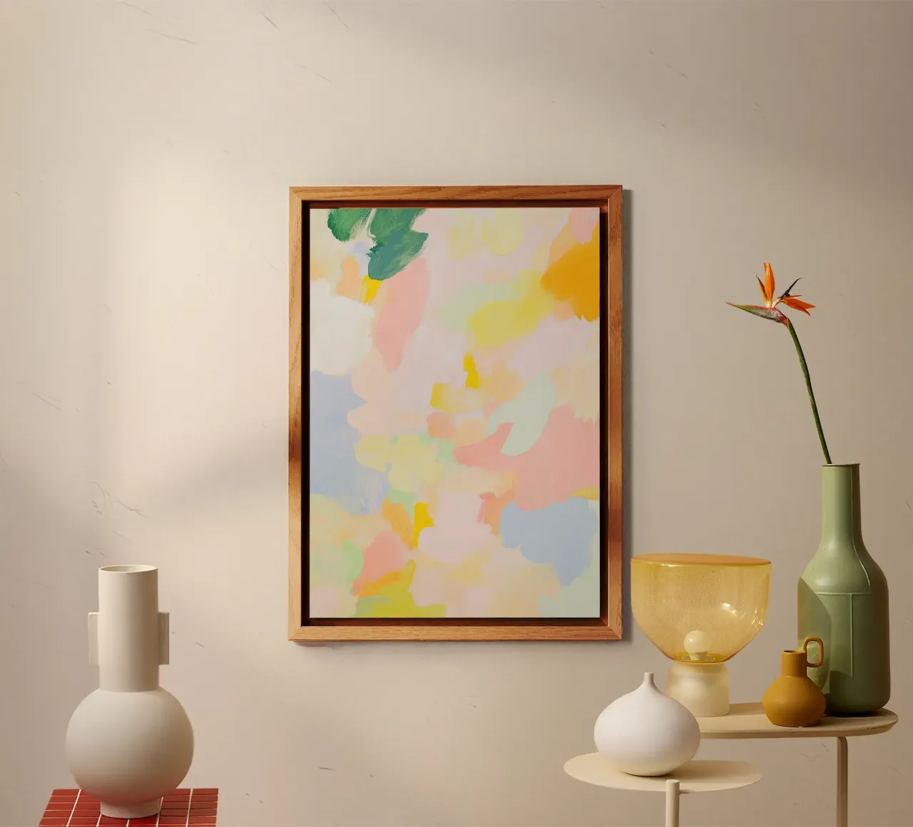 Abstrakt Rosa Licht Frühling Pastell Forex-Platte von Euphoria Theresa