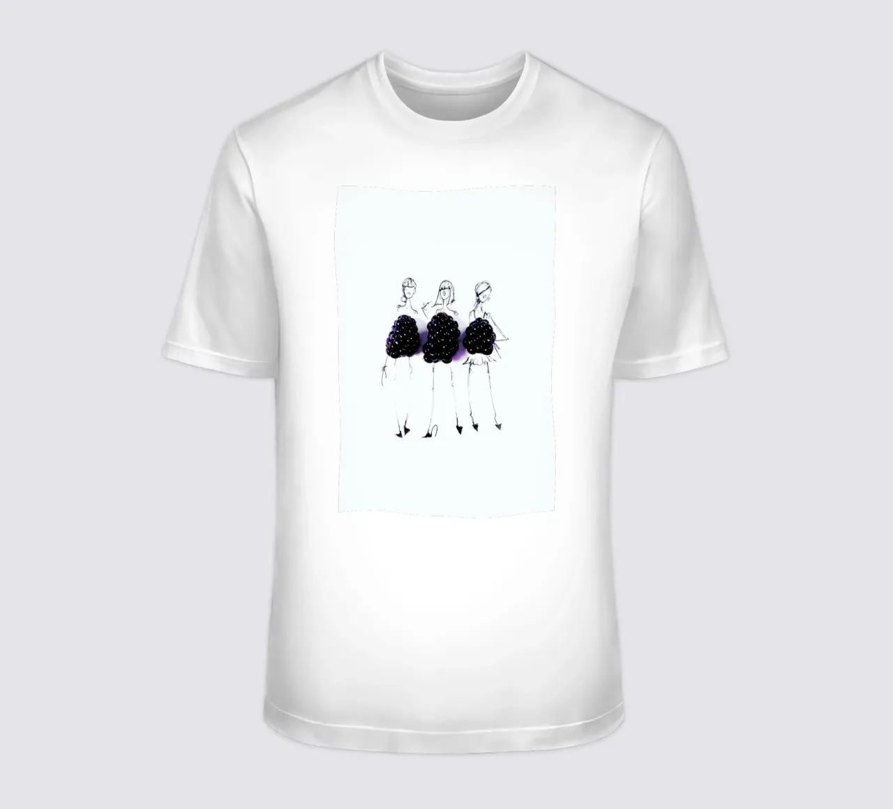 Berries t-shirt by Gretchen Roehrs