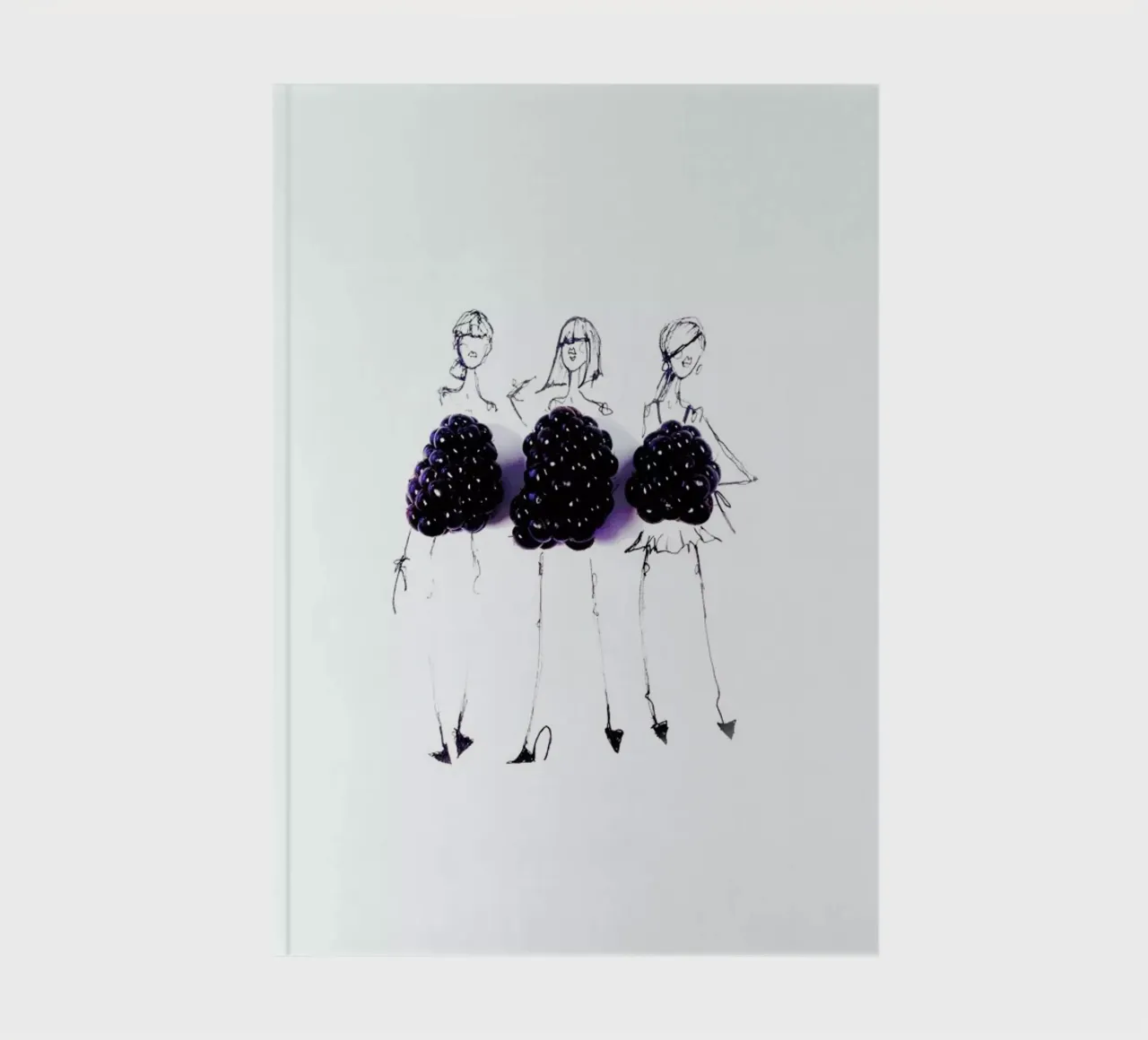 Berries notebook by Gretchen Roehrs