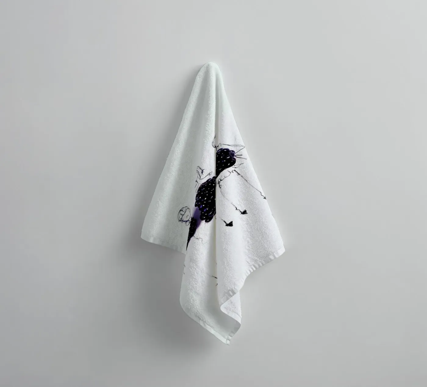 Berries badhanddoek van Gretchen Roehrs