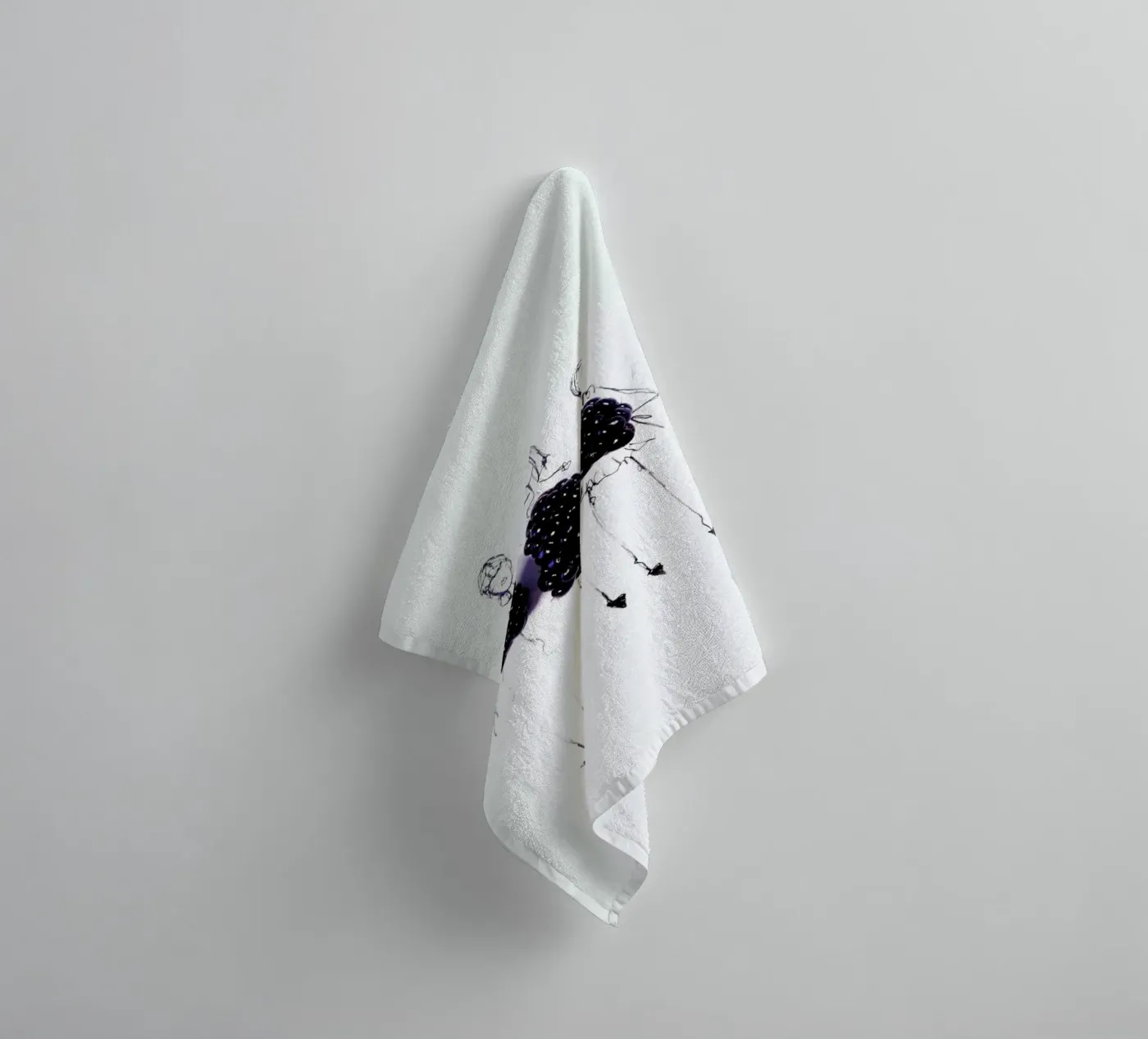 Berries badhanddoek van Gretchen Roehrs