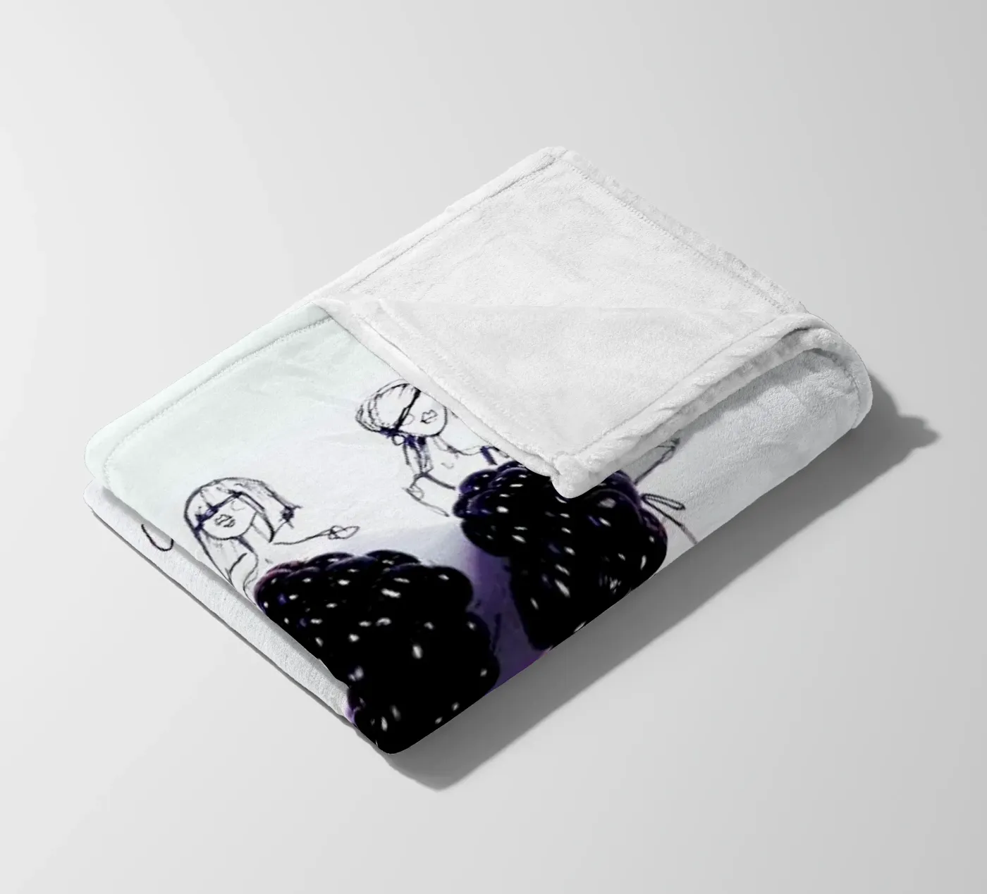 Berries Fleecedecke von Gretchen Roehrs