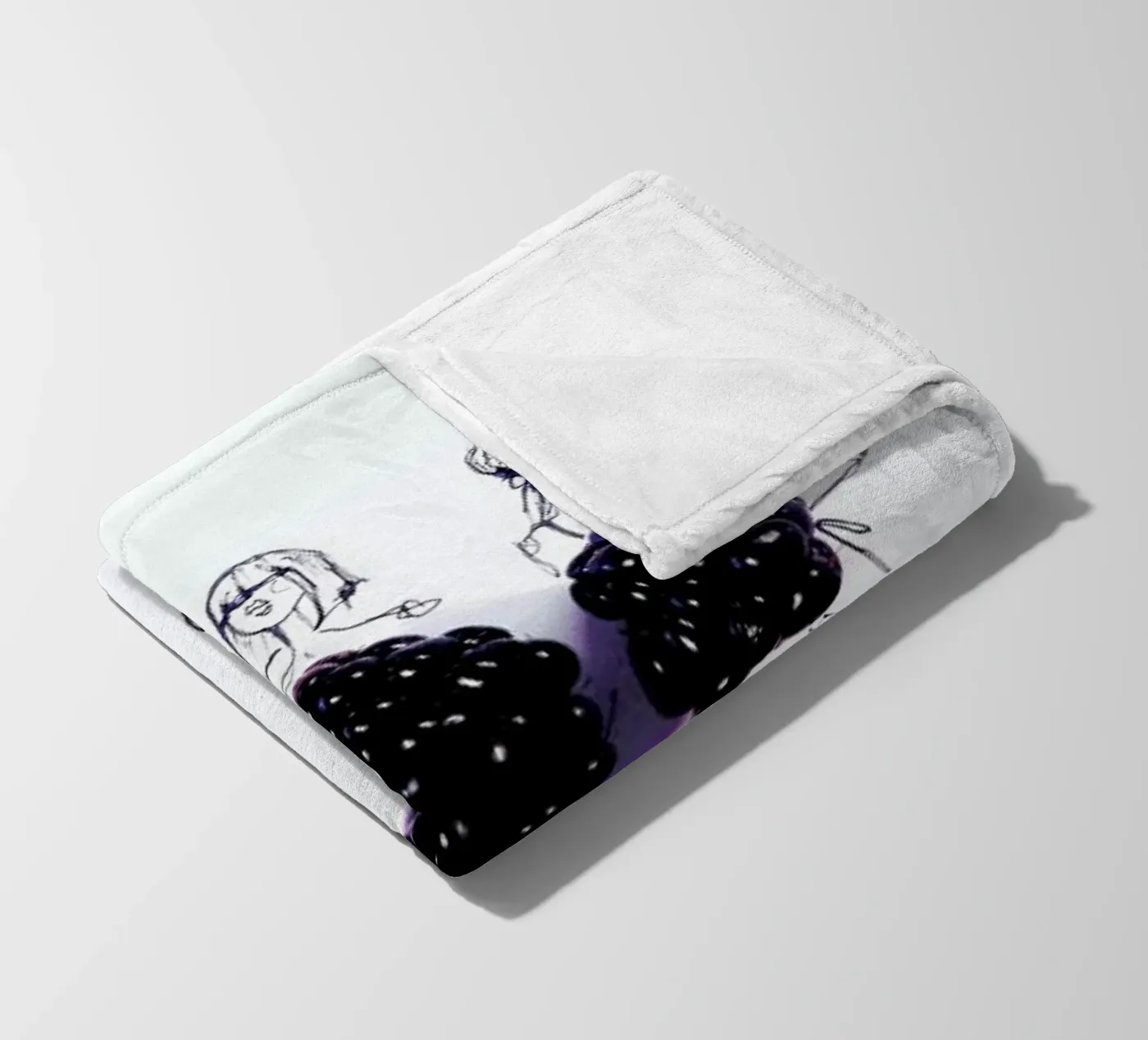 Berries Fleecedecke von Gretchen Roehrs