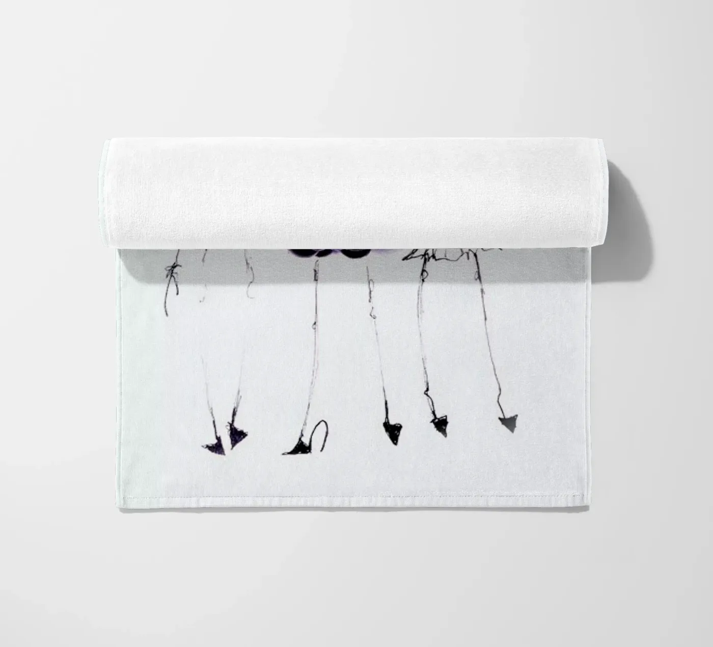 Berries beach towel by Gretchen Roehrs